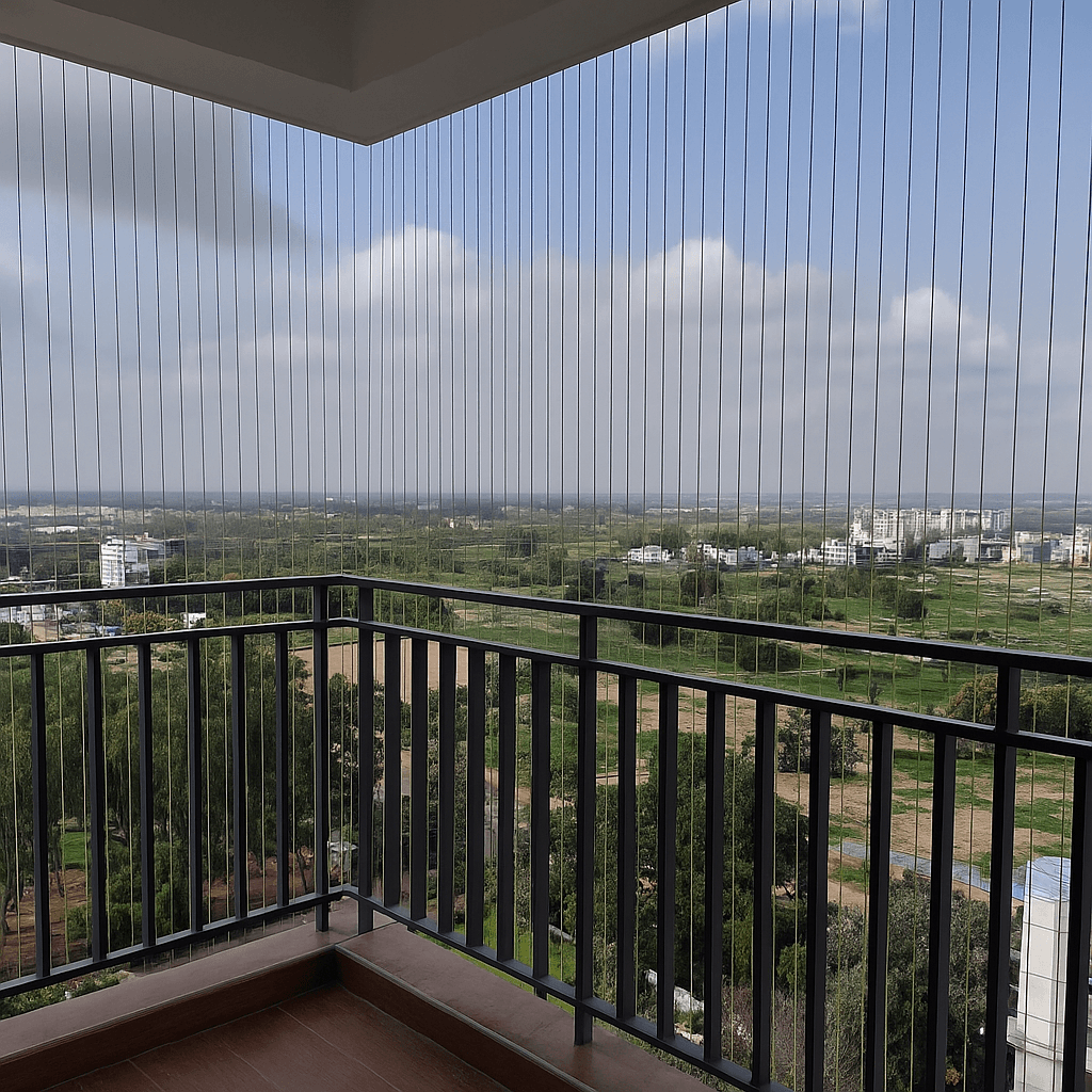 Secure Vista Solutions project photo 2 — invisible grills installation in Hyderabad